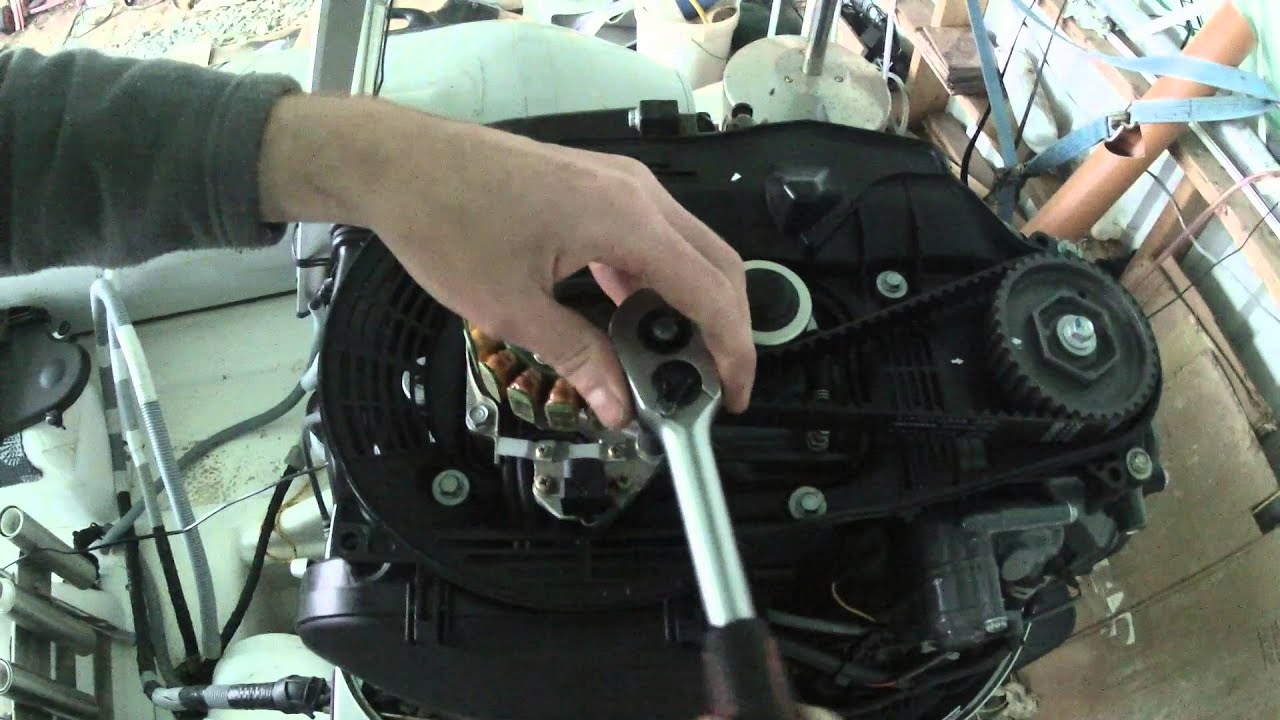 Honda Outboard Timing Belt Installation Part 2