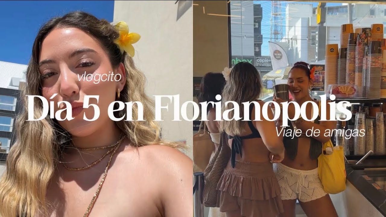 Conociendo la playa de Canasvieiras | Vlog día 5 | Día 5 en Florianopolis 