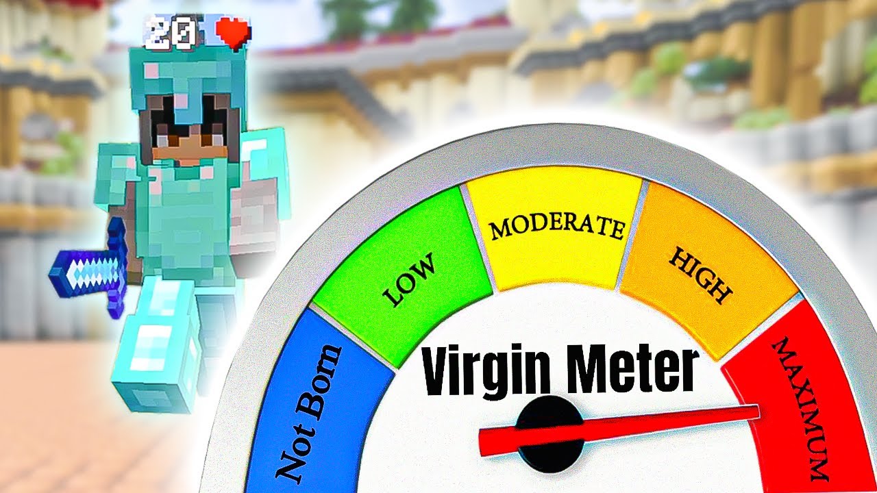 Minecraft 1v1's With A Virginity Meter