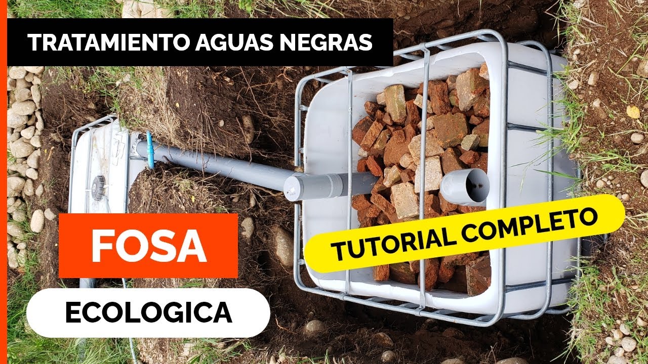 💦 FOSA SÉPTICA ECOLÓGICA para baño 🚽 Biodigestor + Cámara de Evapotranspiración (No contamina)