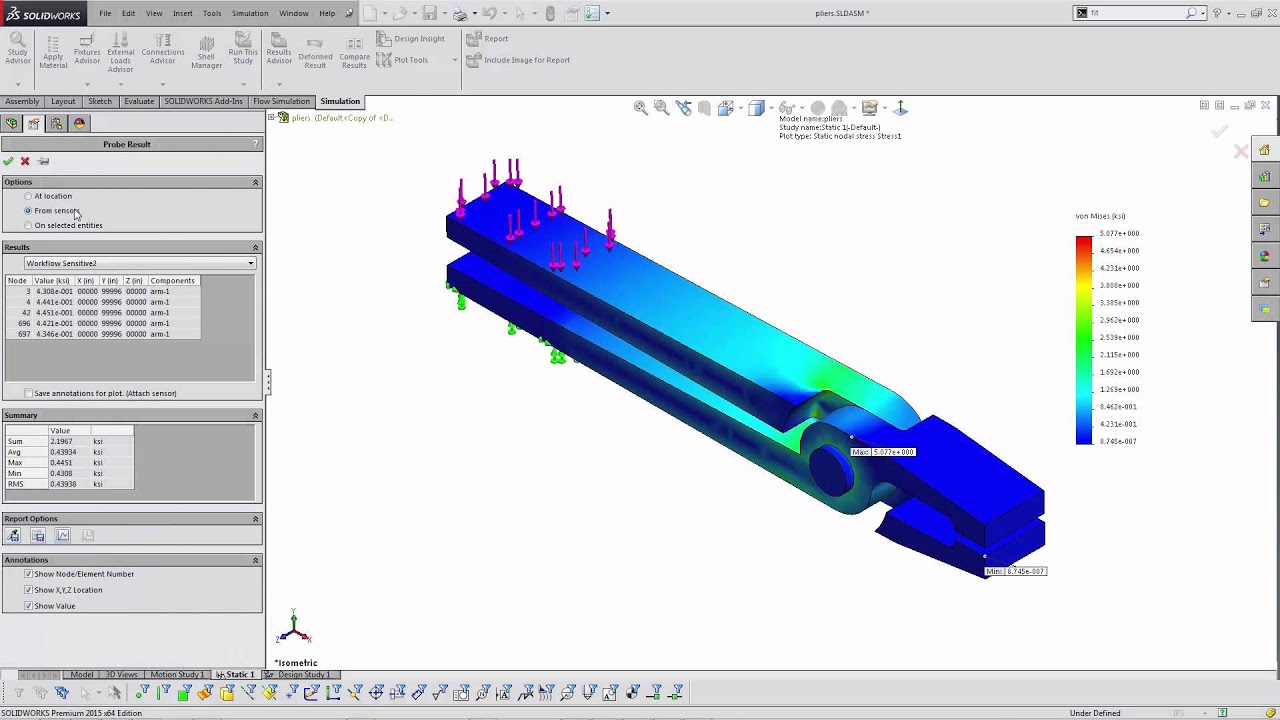 SOLIDWORKS Quick Tip - Introduction to Sensors in Assemblies