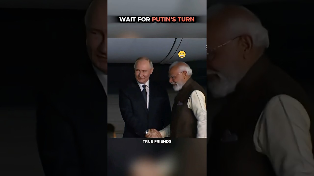 Putin Meets Modi 😳 | Watch the Bodyguards 😨