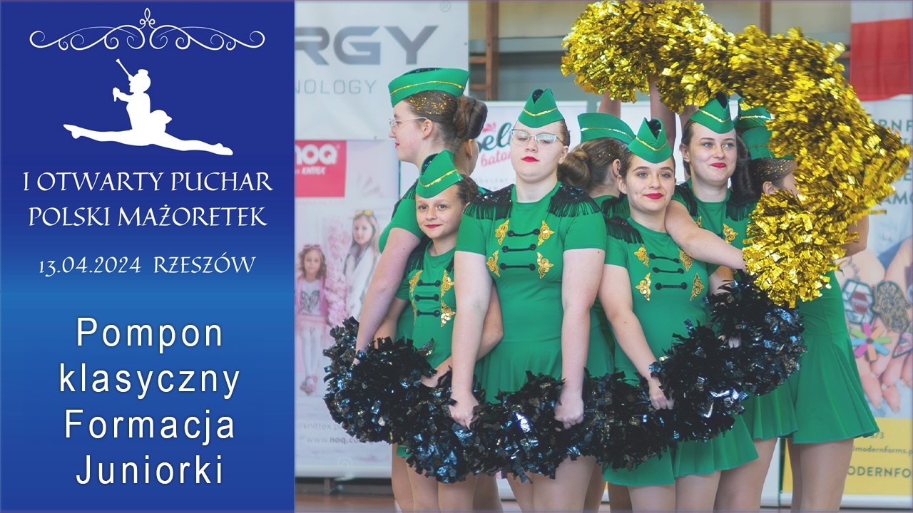 Pompon klasyczny - Formacja - Juniorki - MIGOTKI / Kołaczyce - Rzeszów 2024 | PL - RZ029