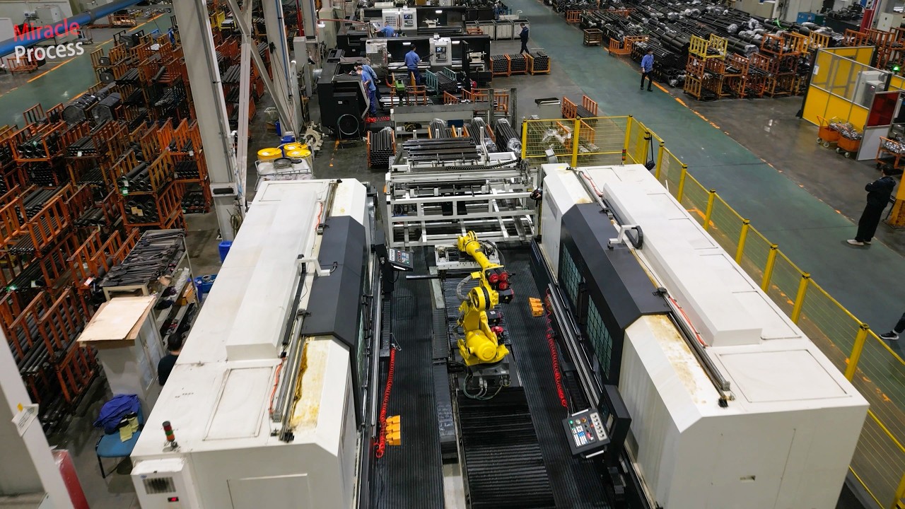 Wewnątrz chińskiej megafabryki: masowa produkcja siłownik&oacute;w hydraulicznych