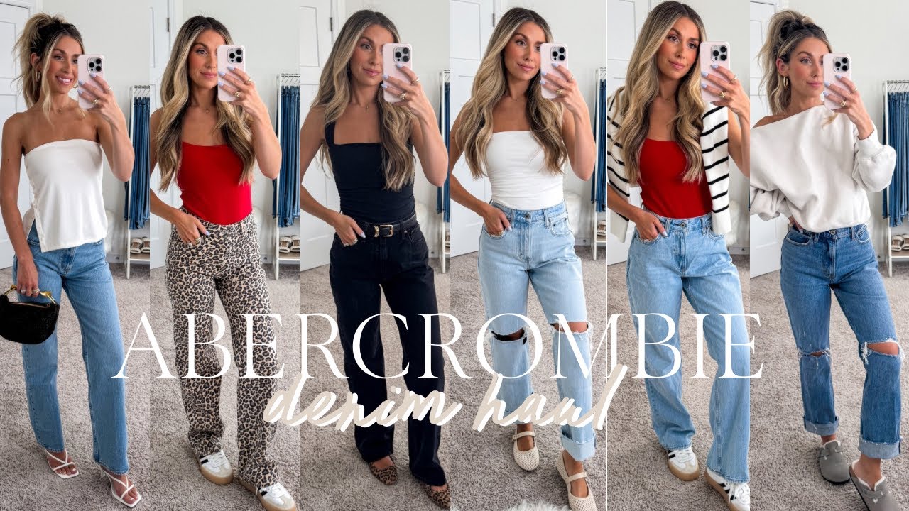 Abercrombie Try-On Haul | The Key to the Perfect Abercrombie Jeans Fit