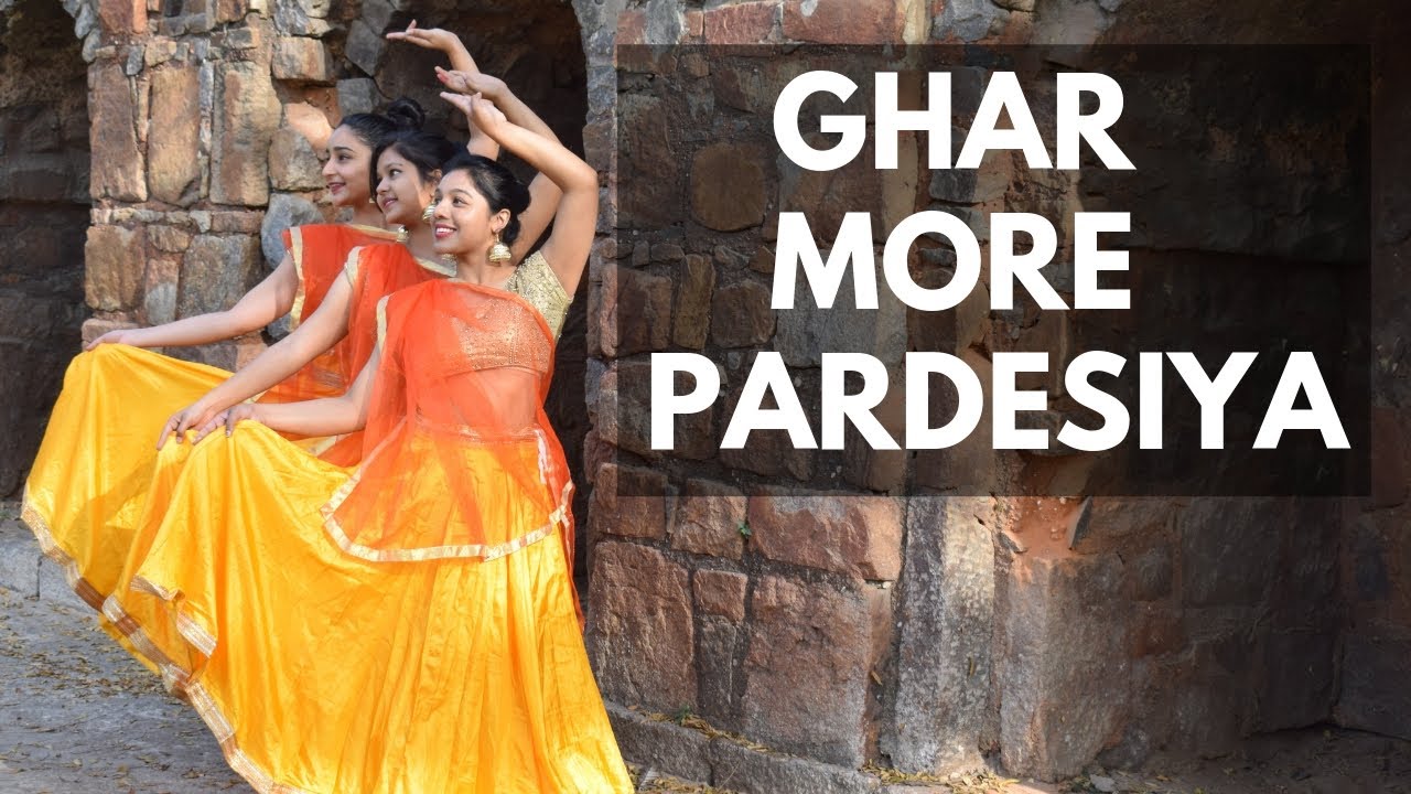 Ghar More Pardesiya -#Kalank | Prerna & Parul ft. Poorvika |(Navratri Special) UNMASKED CHOREOGRAPHY