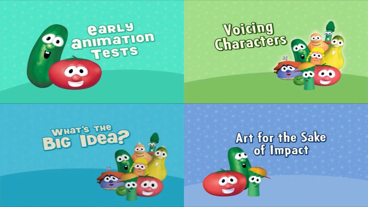 All 1990s VeggieTales Behind The Scenes HD!
