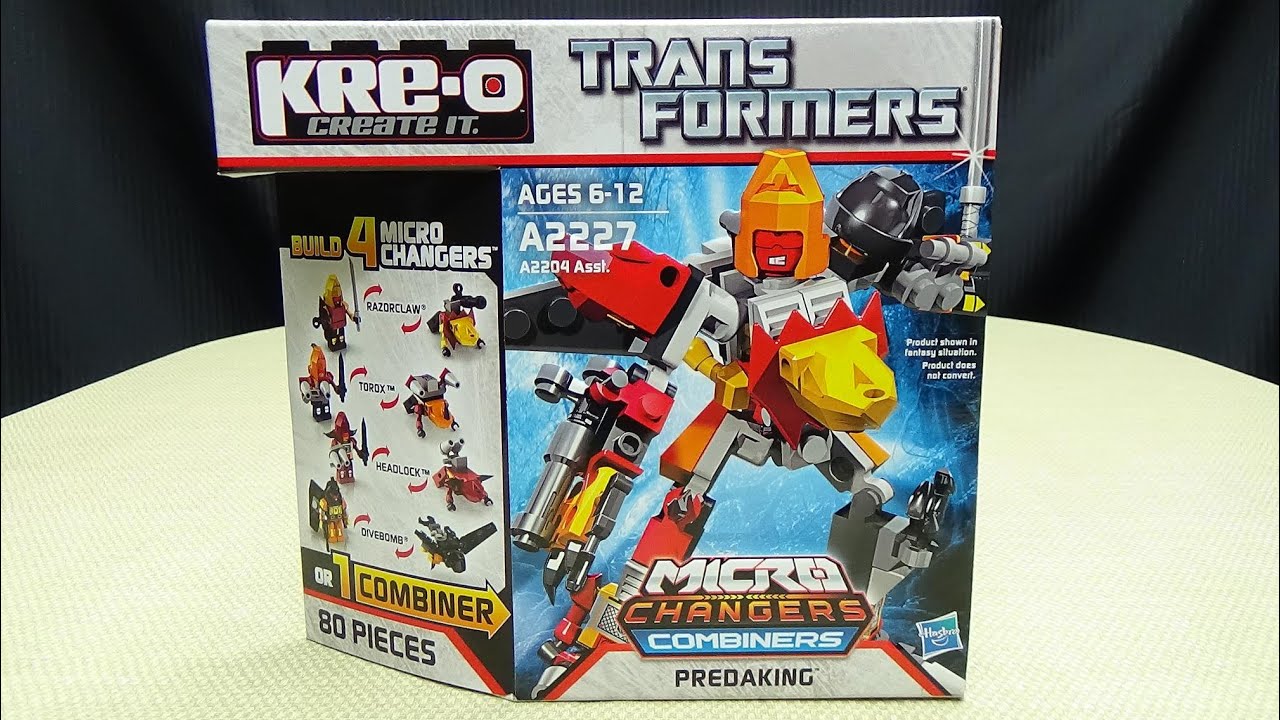 Kre-O Micro Changers Combiners PREDAKING: EmGo Builds Stuff