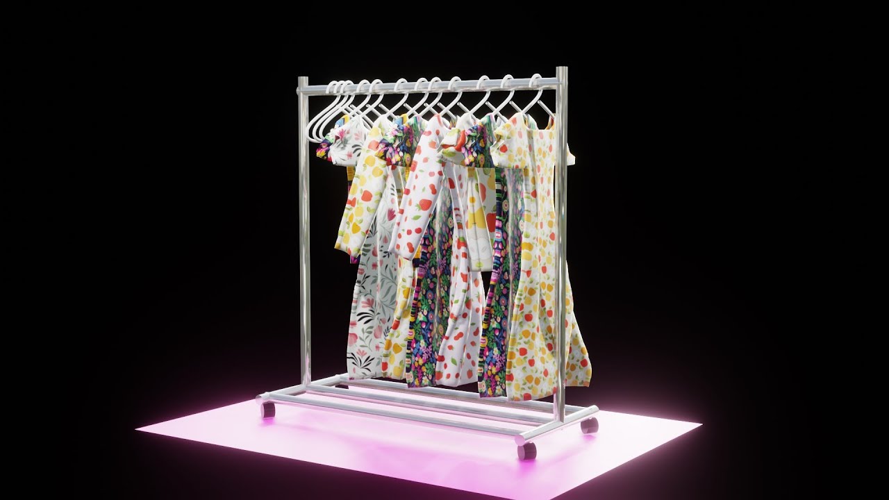 Make Hanging Clothes with Blender