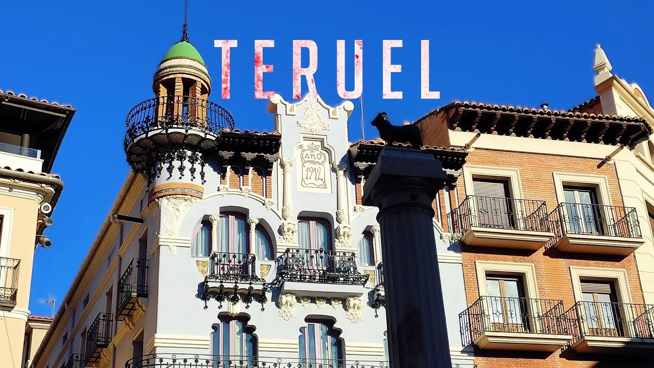 Teruel ,Mausoleo de  los Amantes de Teruel,  Catedral y Escalinata del Ovalo