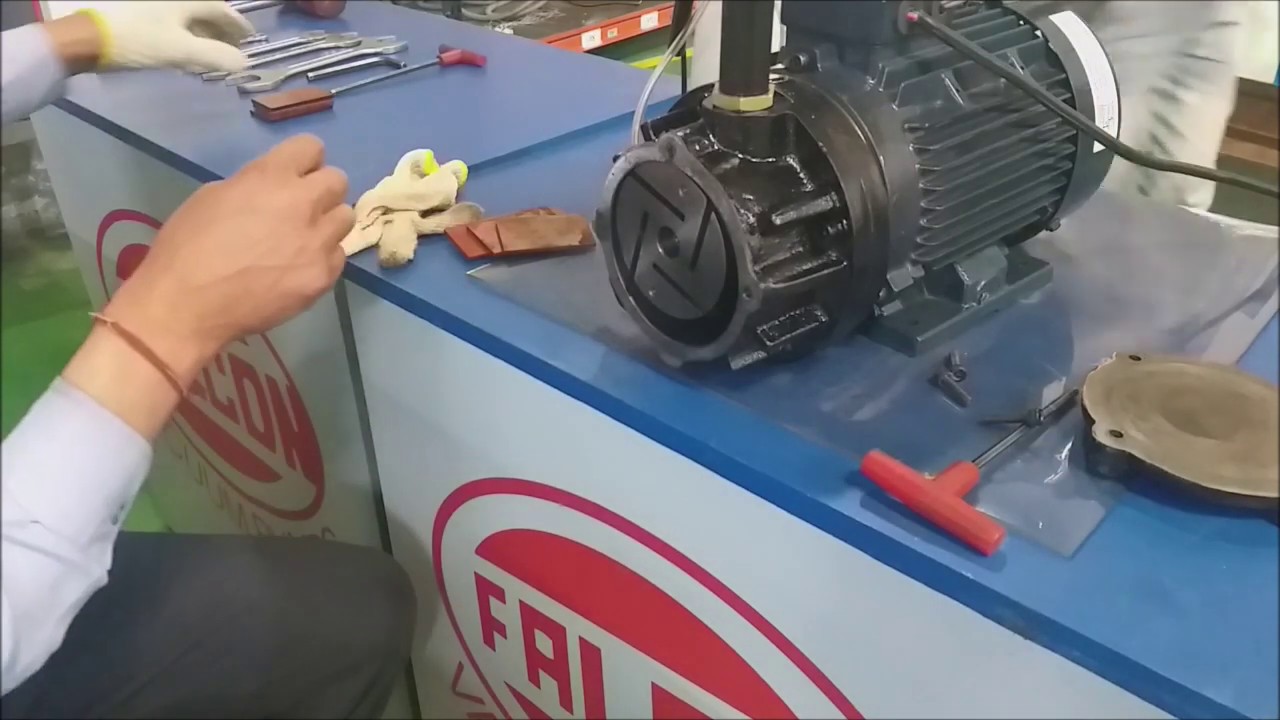 KTO 200 Milking Machine Vacuum Pump Blades Changing |||| Falcon Vacuum Pumps & Sytems || Video 1