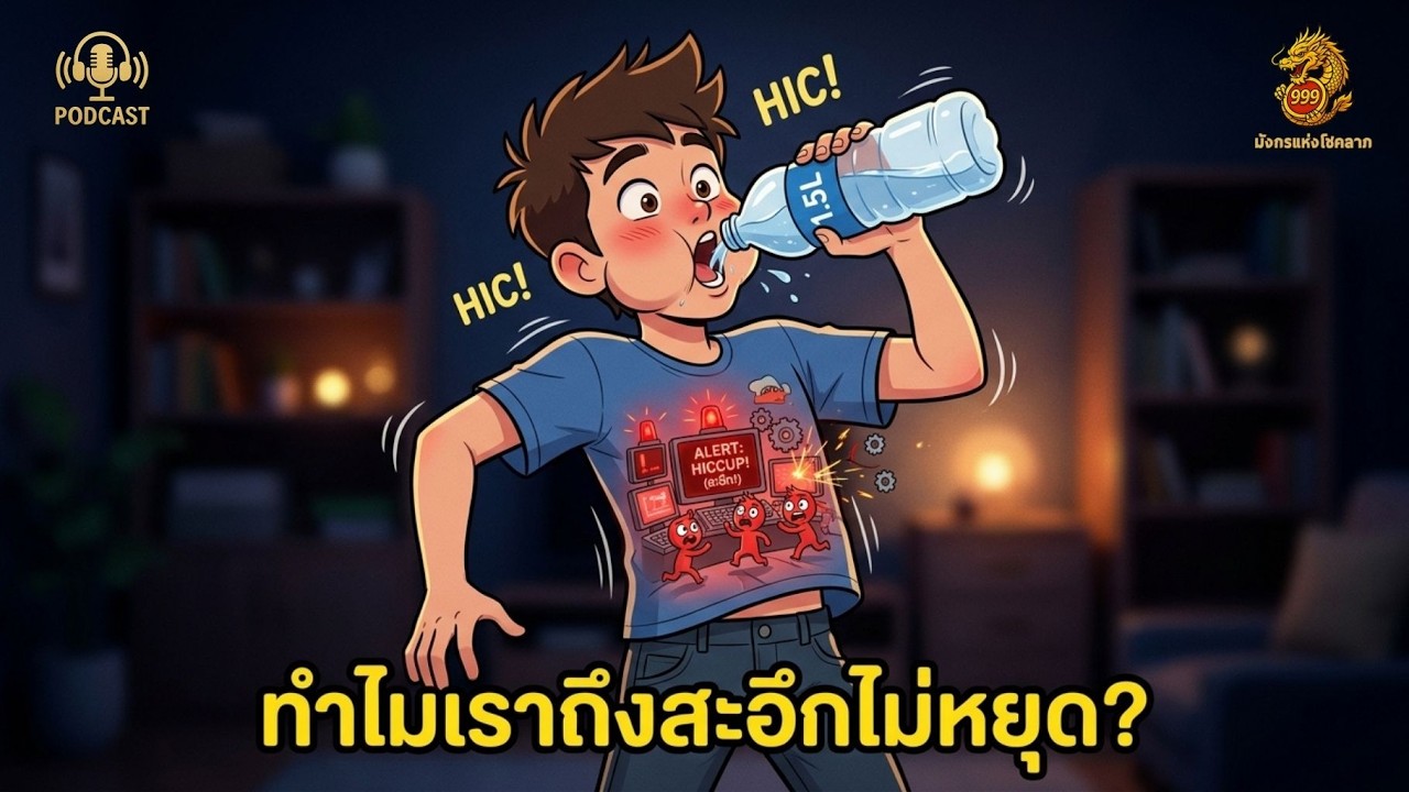 ทำไมเราถึงสะอึกไม่หยุด? แอบดูวินาทีที่สมองสับสวิตช์ตัดไฟฉุกเฉิน | สมองคิดอะไรอยู่