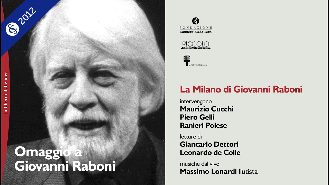 LA MILANO DI GIOVANNI RABONI