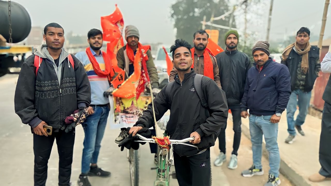 अयोध्या राम मंदिर 🛕 साईकिल यात्रा 🚴‍♂️Day 6