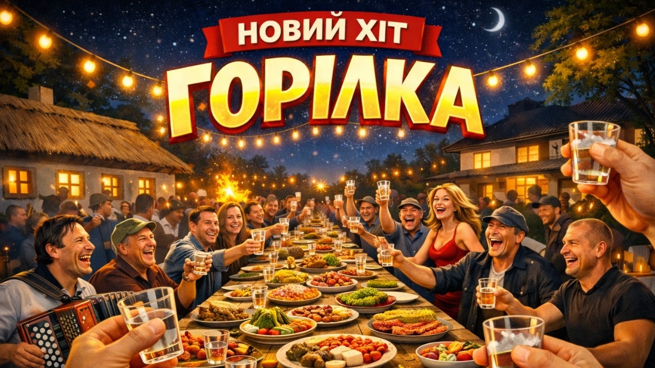 ГОРІЛКА 🍻 ХІТ ДЛЯ ЗАСТІЛЛЯ | СПІВАЄ ВСЯ КОМПАНІЯ
