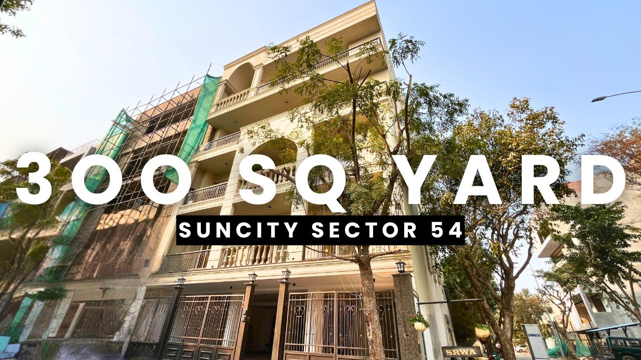 Ultra Luxury 4BHK Corner Builder Floor in Suncity Sector 54 Gurgaon | 300 Yards | Golf Course Road ✨
