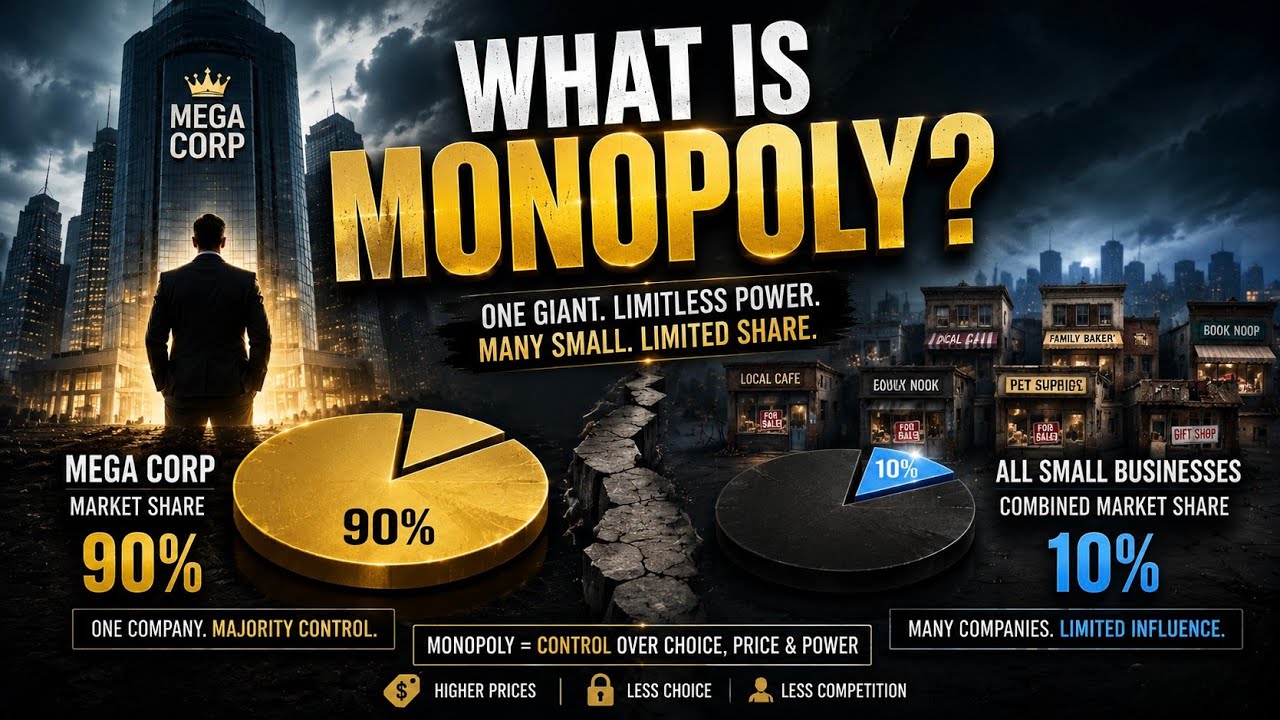 What is Monopoly? | Advantages & Disadvantages of Monopoly | How it Effects Our Economy? #business
