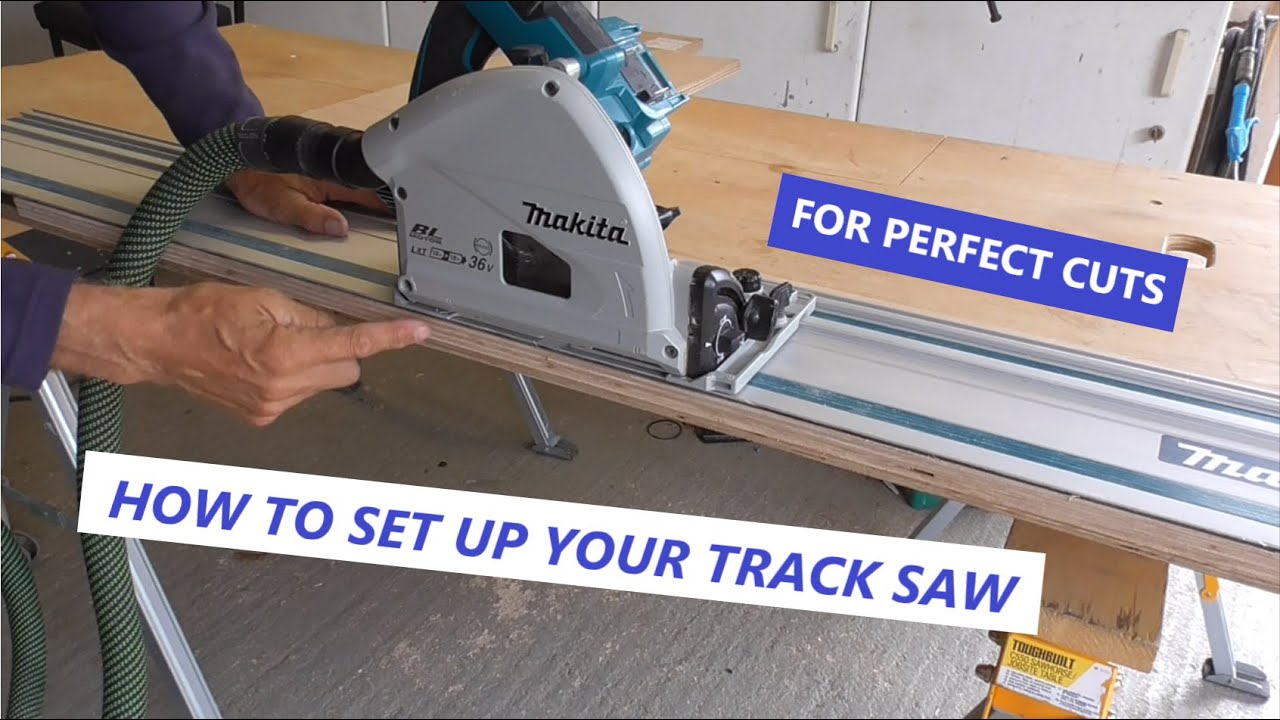 Makita track/plunge saw alignment plus fitting new splinter guard