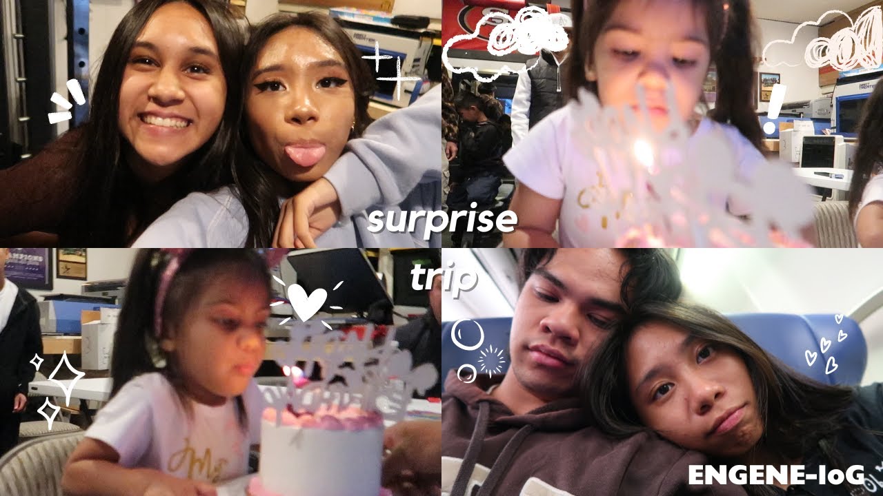 [ ENGENE-loG ] : surprise trip back home, sister's bday, surprising my family, etc