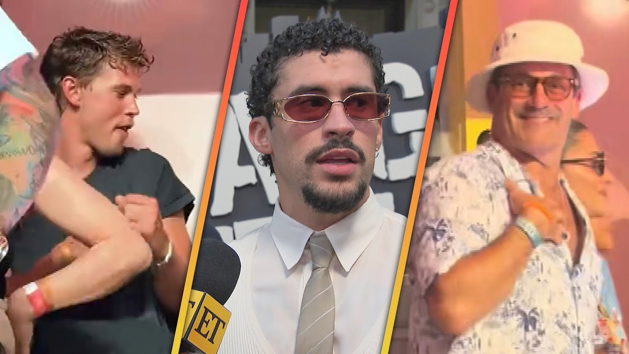 Bad Bunny REACTS to Austin Butler, Jon Hamm and More ROCKING OUT at Puerto Rico Shows (Exclusive)