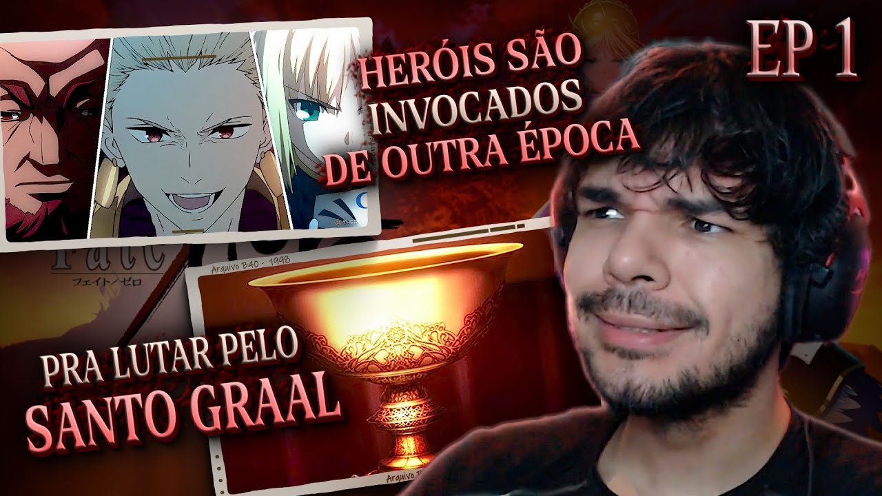 (QUE EP PILOTO FOI ESSE?) REACT FATE ZERO EPISÓDIO 01