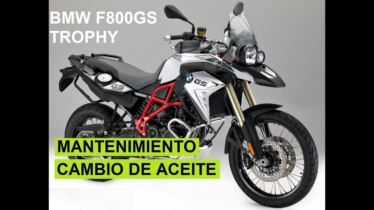 BMW GS800 TROPHY    CAMBIO DE ACEITE Y MANTENIMIENTO
