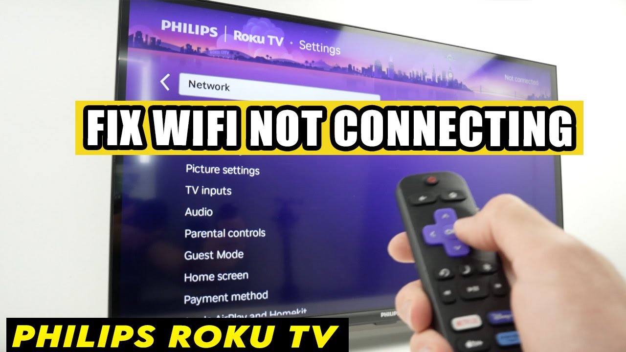 Philips Roku TV : Fix Wifi Not Connecting - Internet Problems
