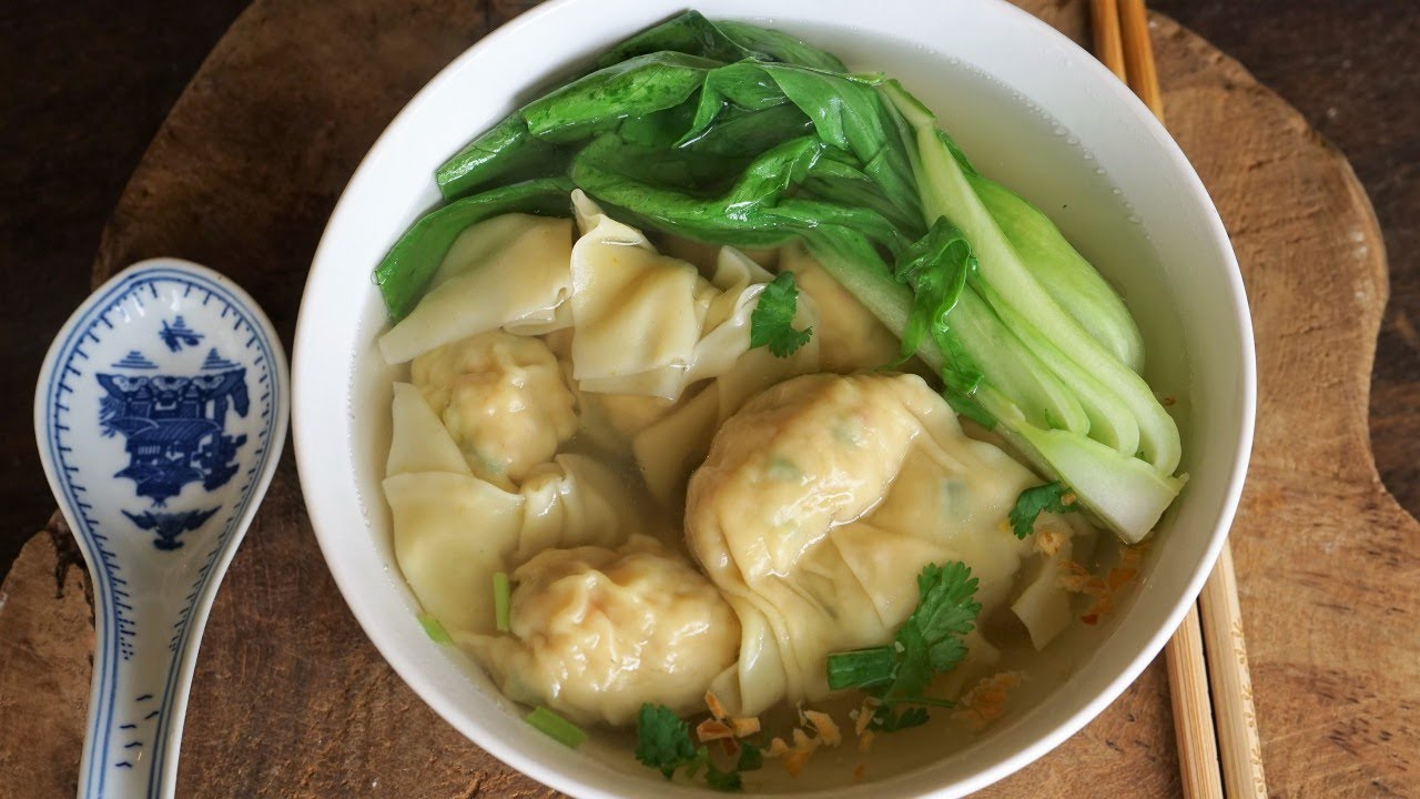 Soupe de Raviolis Wonton au Poulet et aux Crevettes-Technique de cuisson des raviolis