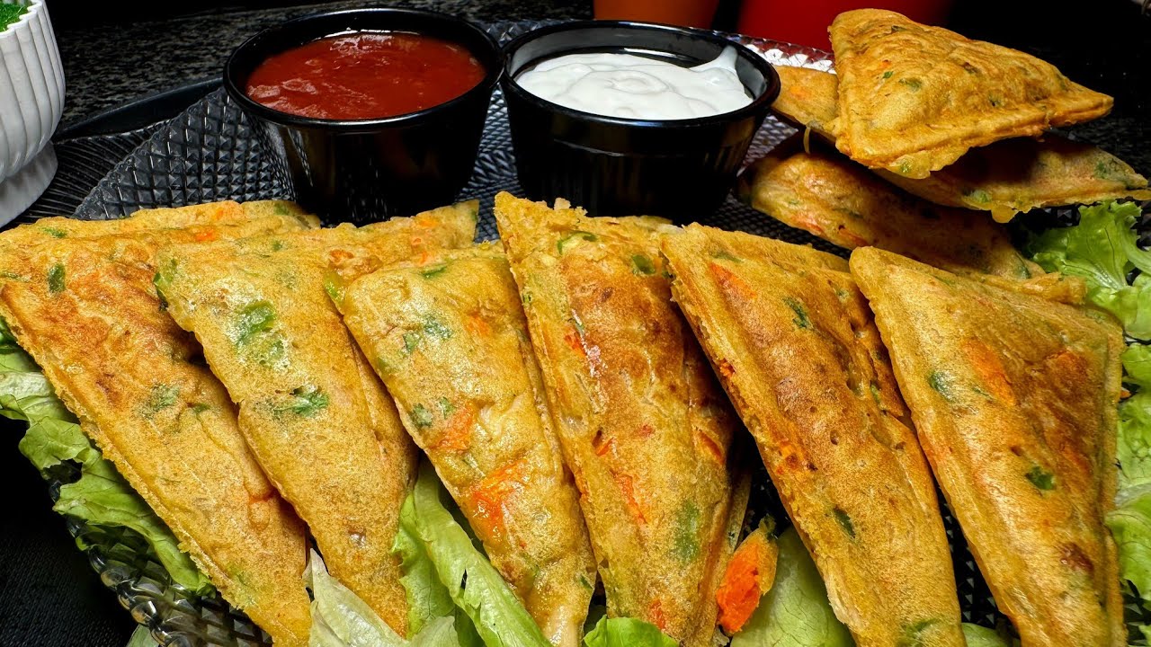 Easy egg veggies sandwich without bread ✨|| How to make sandwiche at home.