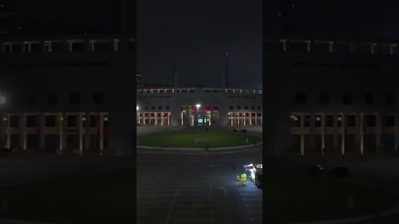 Primeiro Voo de Drone na Pra&ccedil;a Charles Miller!