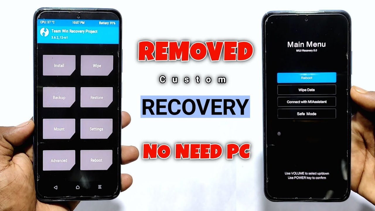 Remove Custom Recovery Without PC | How To Uninstall TWRP Recovery Without PC | MIUI 13 | Dot SM