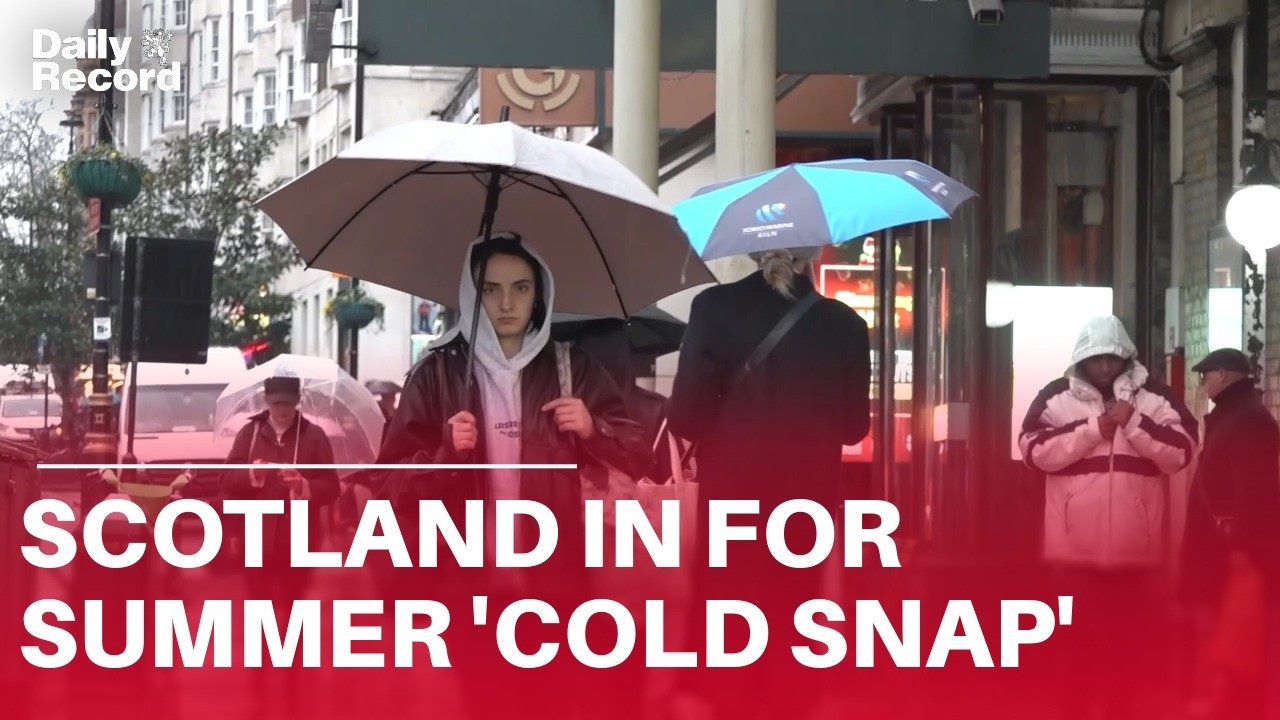 Scotland in for summer cold snap as temperatures drop amid scattered rain