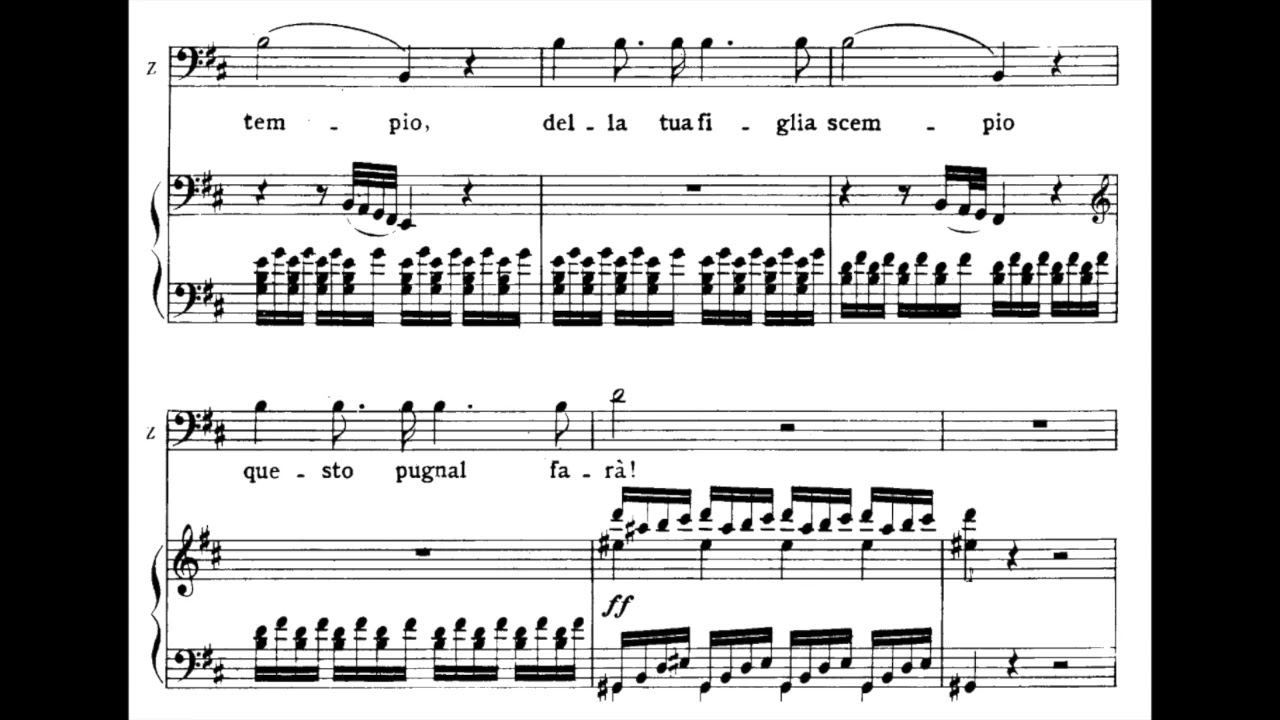 Titta Ruffo - Verdi: Nabucco: Tremin gl'insani (1914) [score]