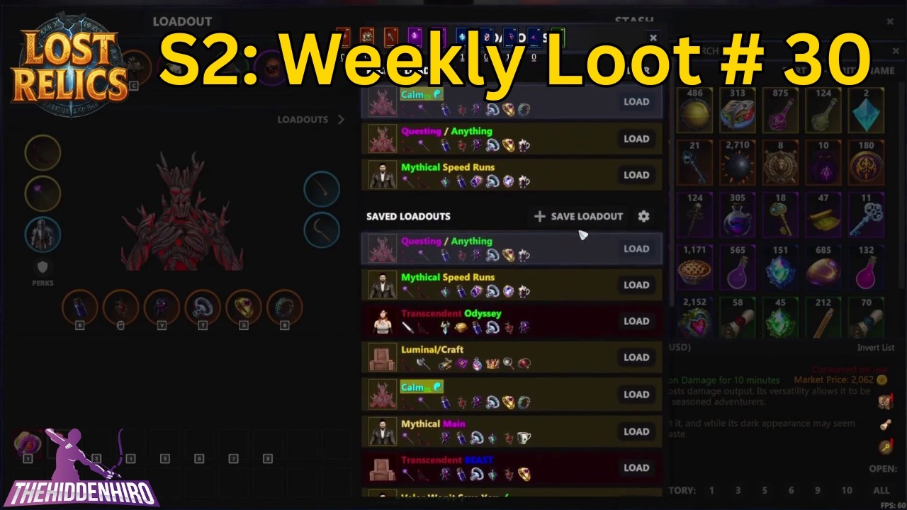Lost Relics: S2 Weekly Loot #30