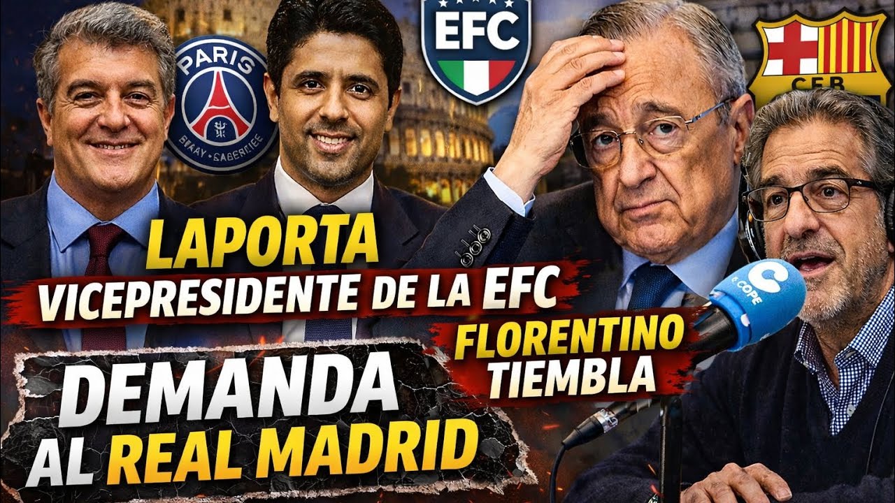 BOMBAZO 💥 LAPORTA la LÍA GORDA en la UEFA 🔥 y el REAL MADRID se CAGA ENCIMA 🔥 ULTIMA HORA 💥