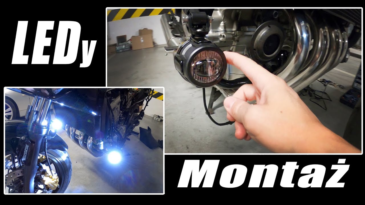 Montaż oświetlenia dodatkowego | Honda CBF600