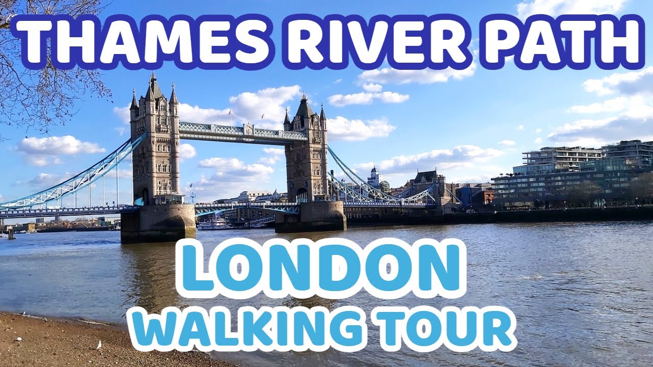 Walking the VIBRANT Thames River Path in LONDON | Southwark Bridge to TOWER of London | 4K Walk