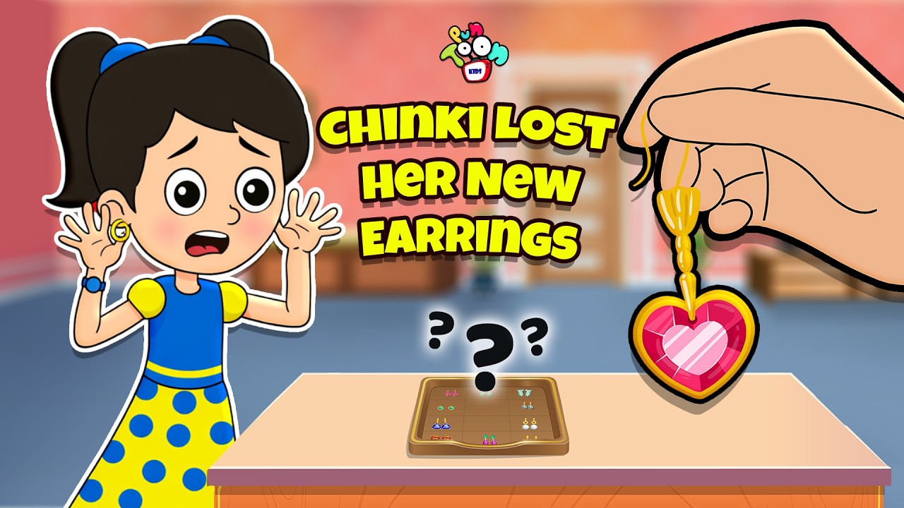 Chinki Lost Her New Earrings | Animated Stories | English Cartoon | Moral Stories | PunToon Kids