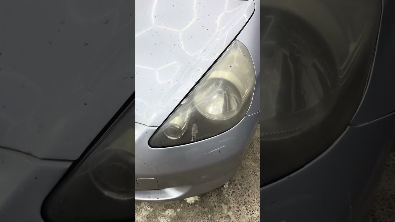 Химическая полировка фар HONDA FIT
