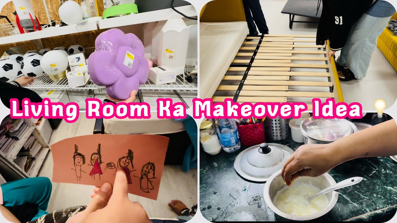 Training My Daughter In The Kitchen || IKEA Se liya Sofa Cum Bed 🛌 || Hyderabad Mom Vlog