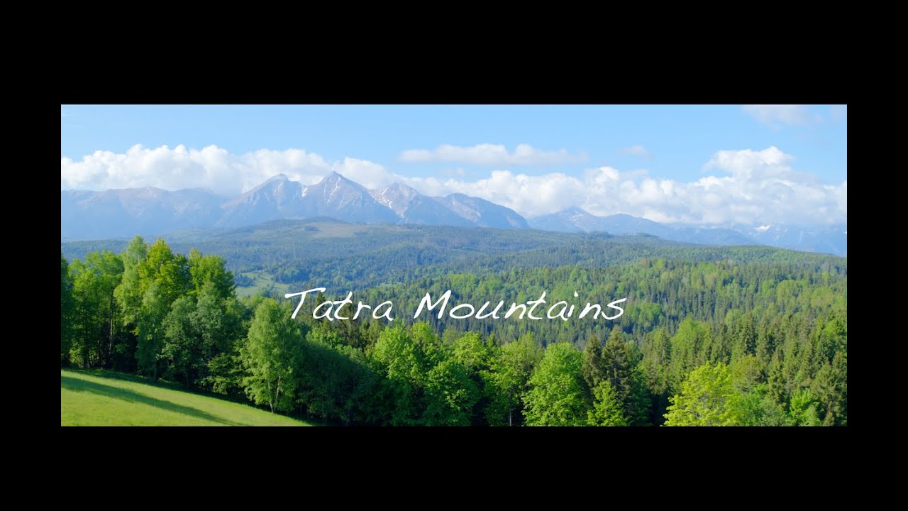 Stunning Tatra Mountains Range Poland during spring 4K
