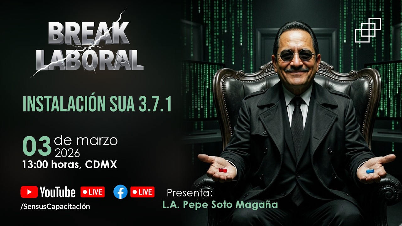 Break Laboral: Instalacion SUA 3.7.1