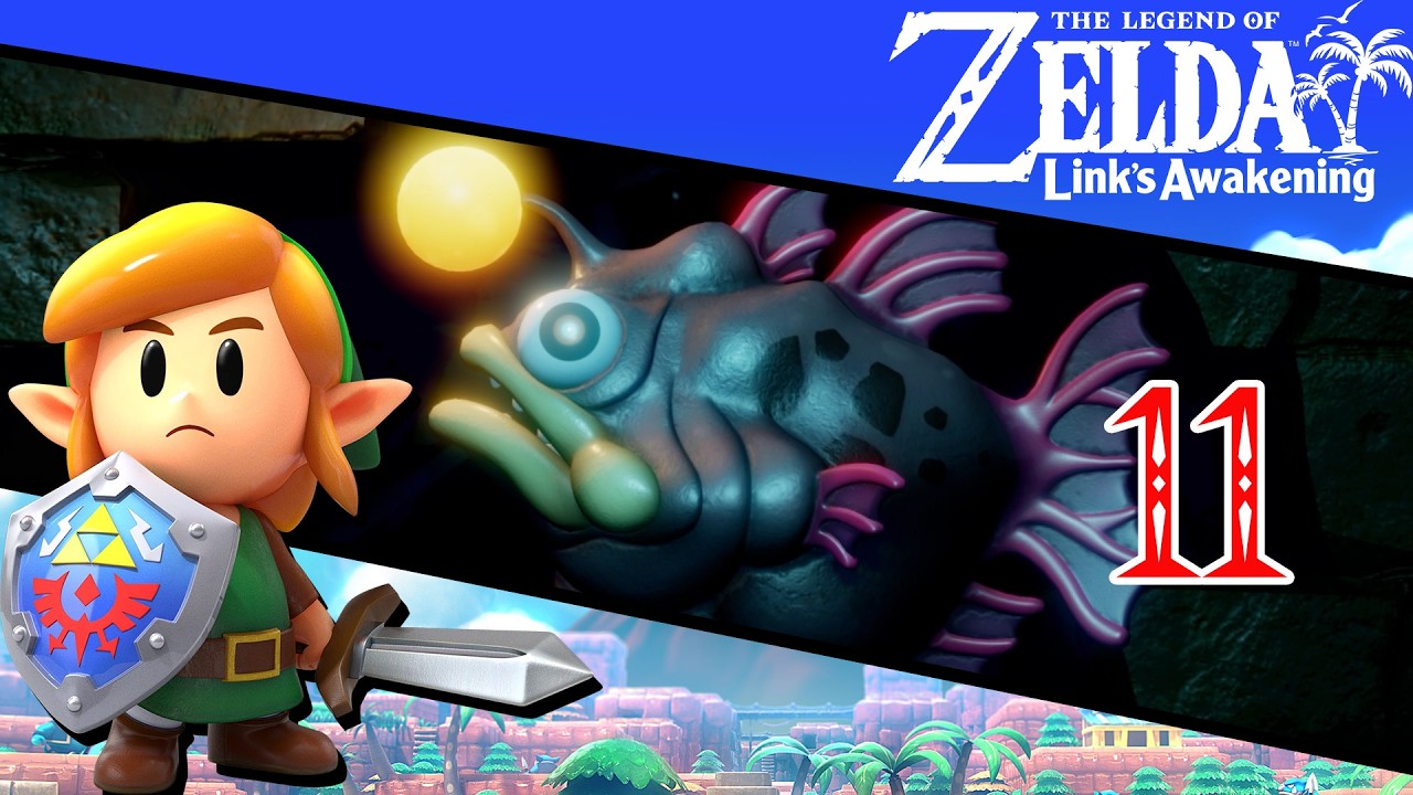 The Legend of Zelda: Link’s Awakening [Deutsch/HD] – Folge 11: Der Anglerfisch wird weggeangelt