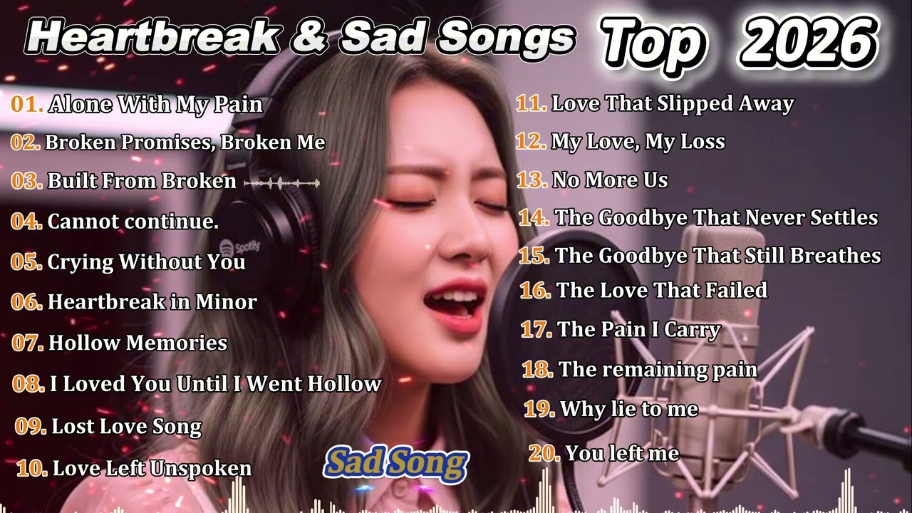 Heartbreak & Sad Songs Full Playlist Top 2026- Kcfarm0021 || Official Lyrics || Sad Song😔💔💔
