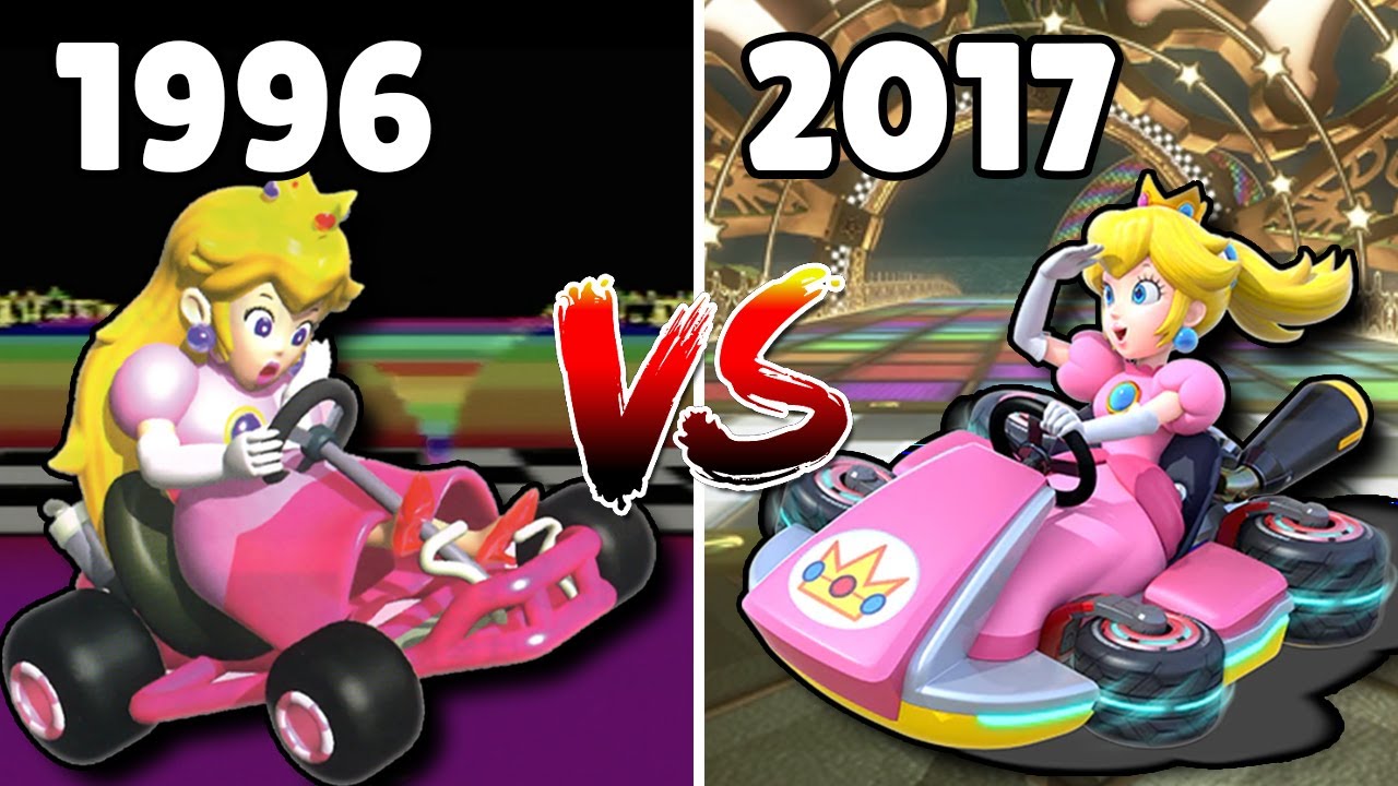 Mario Kart | Сравнение ВСЕХ ретро-трасс [БЕЗ ПРОПУСКА НА КУРС УСКОРИТЕЛЕЙ]