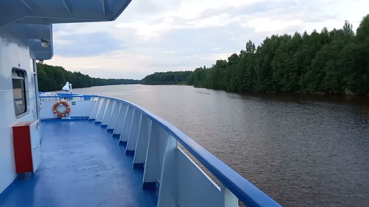 Волга Балтийский канал.Теплоход 