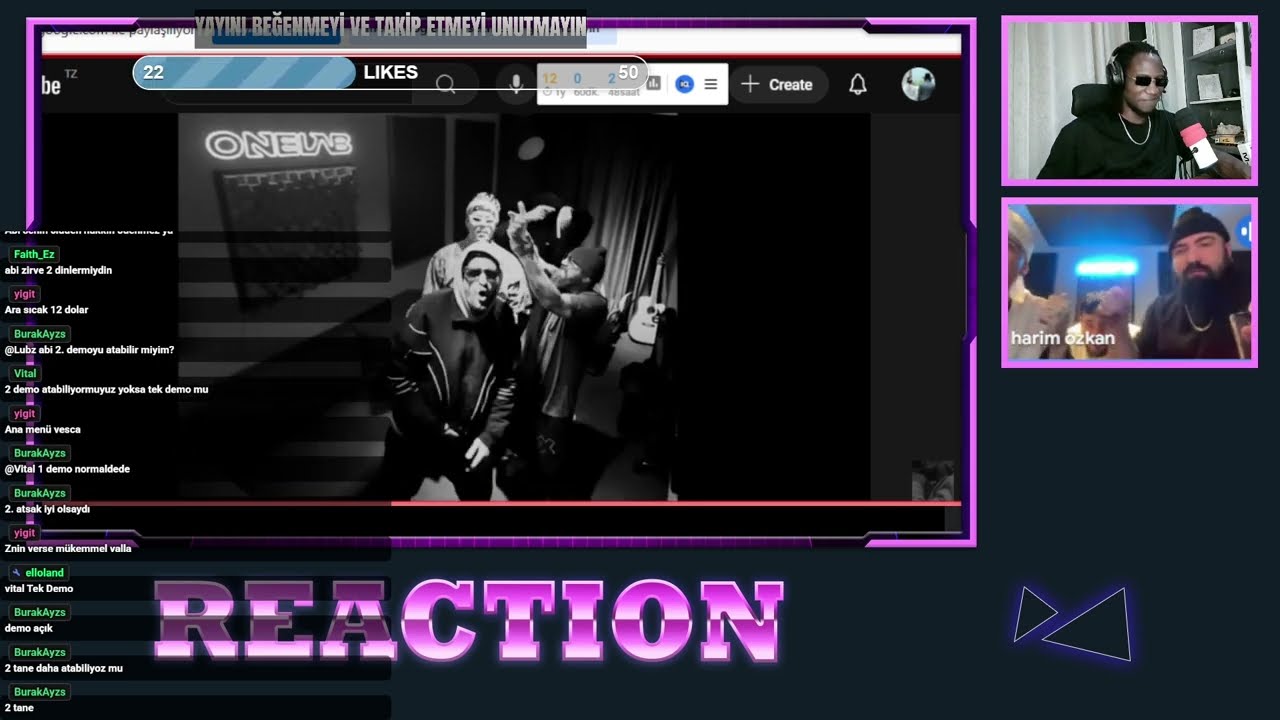 Allame ile Ara Sıcak REACTION + Demo Reaction harrim zizzy vesca aspi