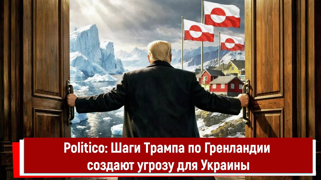 Politico: Шаги Трампа по Гренландии создают угрозу для Украины