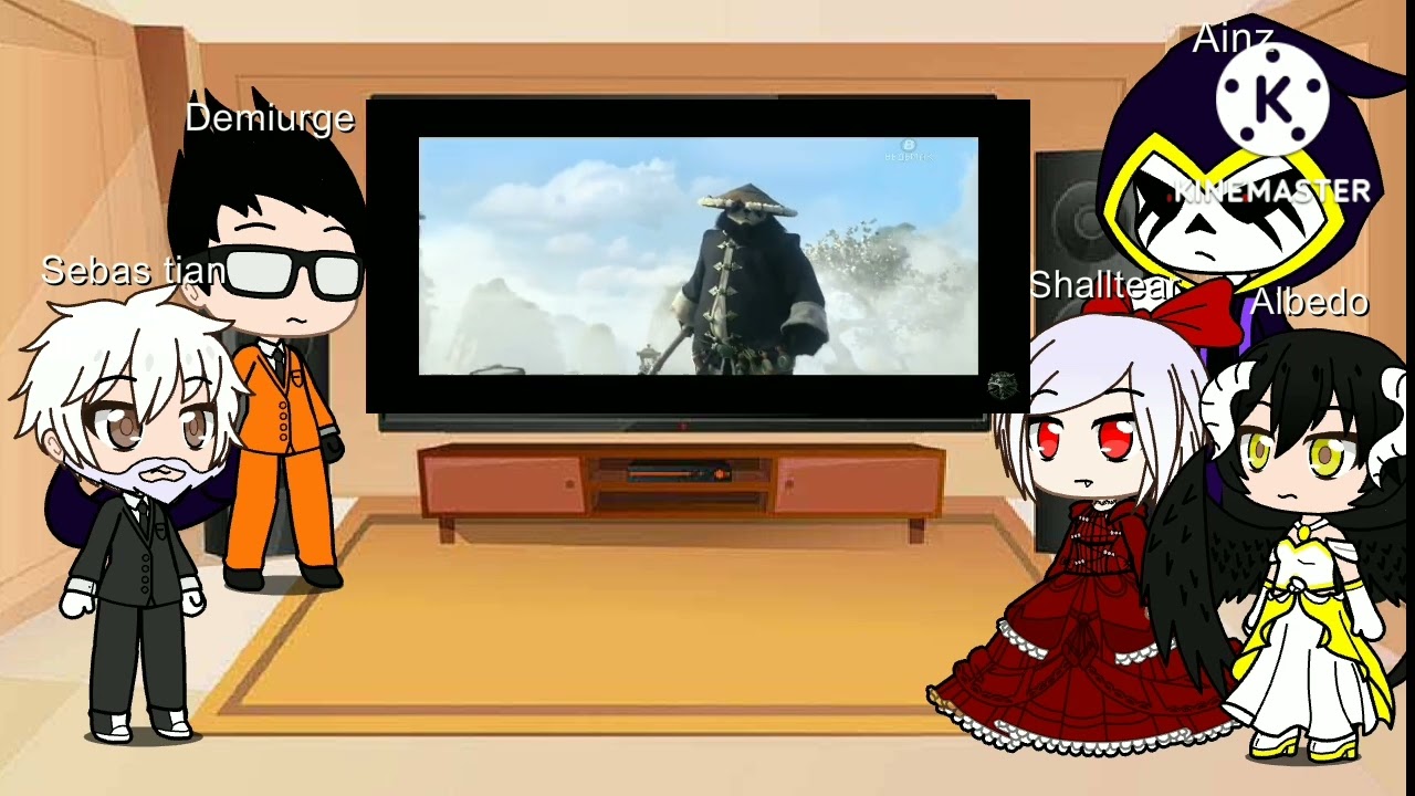 Реакция персонажей Overlord на World of Warcraft трейлеры.