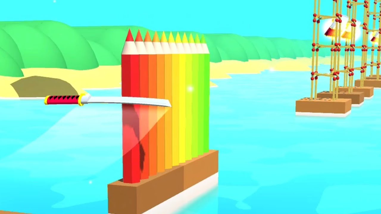 Flying Cut! Satisfying and Relaxing ASMR Slicing Gameplay Video